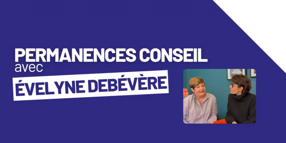 Evelyne Debévère pour les Permanences Conseil