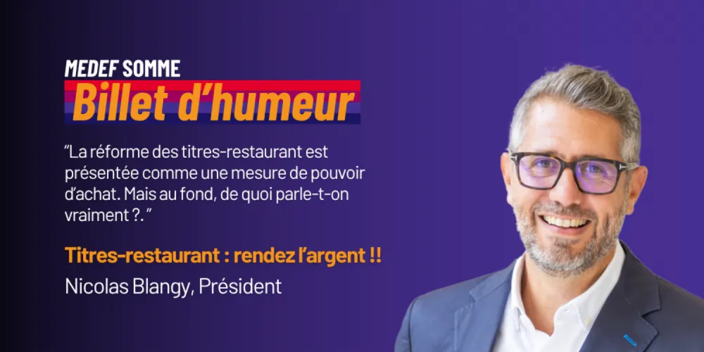 [BILLET D'HUMEUR] : "Titres-restaurant : rendez l’argent !!"