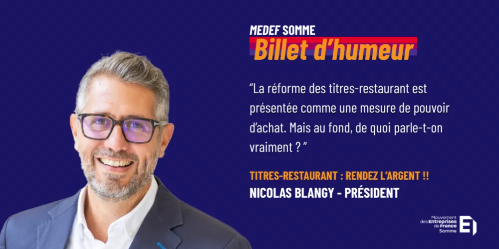 [BILLET D'HUMEUR] : "Titres-restaurant : rendez l’argent !!"