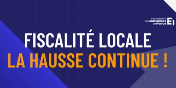 visuel Fiscalit&eacute; locale 2024 : les entreprises paient davantage
